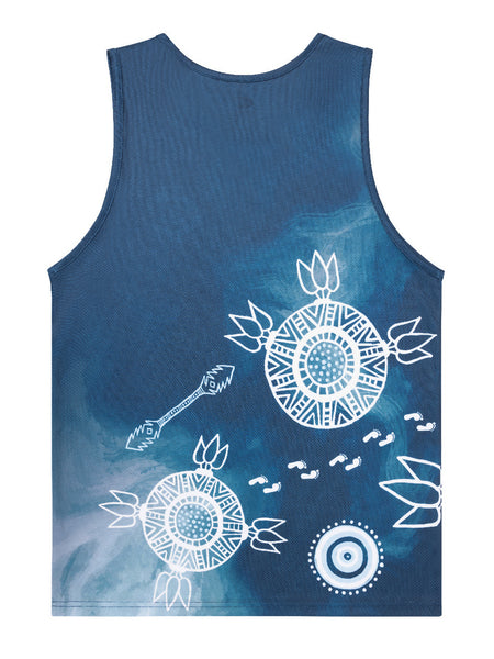 Carlton Blues Mens Adults Indigenous Training Singlet