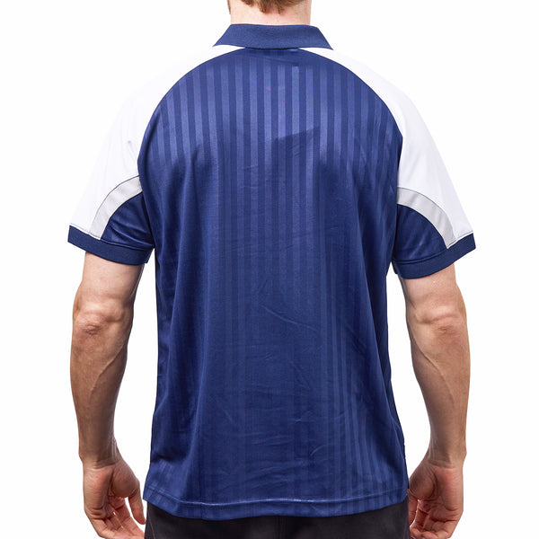 Carlton Blues AFL Mens Shaped Panel Poly Polo Shirt