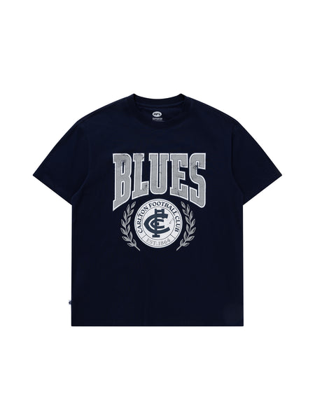 Carlton Blues Mens Adults Arch Graphic Tee
