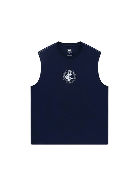 Carlton Blues Mens Adults Arch Graphic Tank Top