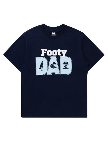 Carlton Blues Mens Adults Dad Tee