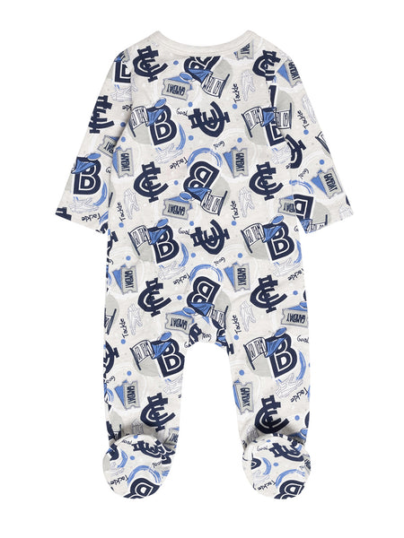 Carlton Blues Babies Infants Go Team Romper Onesie
