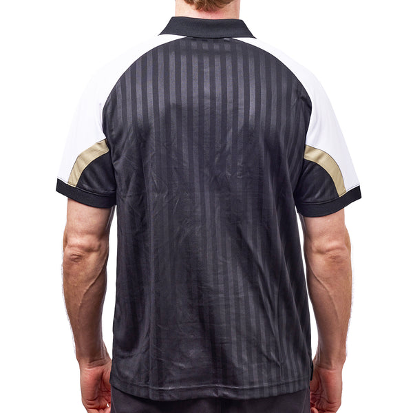 Collingwood Magpies AFL Mens Shaped Panel Poly Polo Shirt