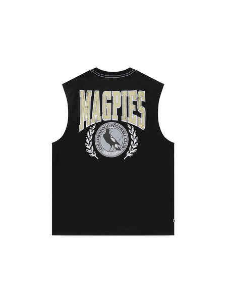 Collingwood Magpies Mens Adults Arch Graphic Tank Top