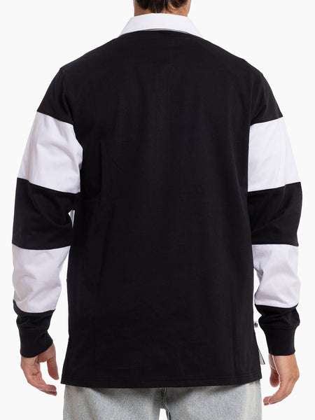 Collingwood Magpies Mens Adults Supporter Rugby Polo