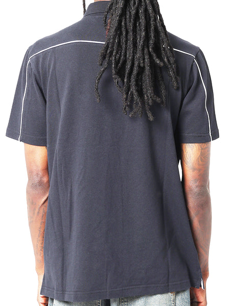 Collingwood Magpies Mens Adults Multi Logo Cotton Polo Shirt