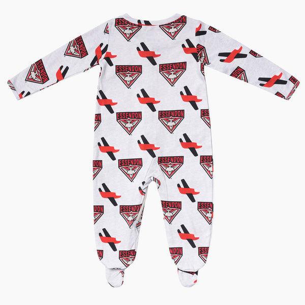 Essendon Bombers AFL Baby Newborn Coverall Romper Onesie