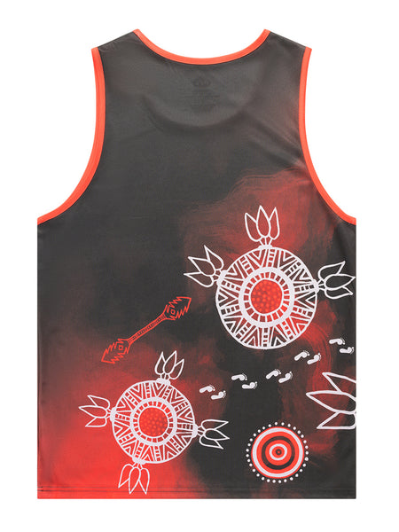 Essendon Bombers Mens Adults Indigenous Training Singlet