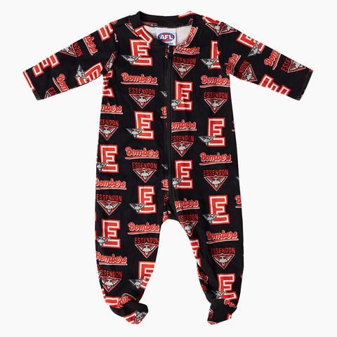 Essendon Bombers AFL Baby Infant Coverall Romper Onesie