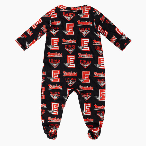 Essendon Bombers AFL Baby Infant Coverall Romper Onesie
