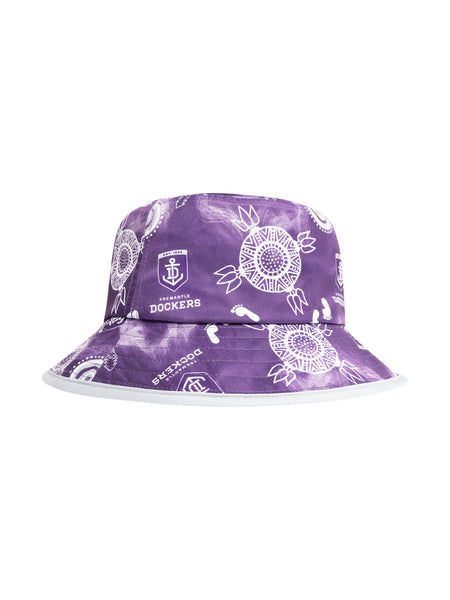 Fremantle Dockers Mens Adults Indigenous Bucket Hat