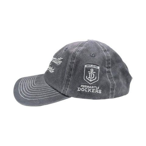 Fremantle Dockers Mens Adults Cotton Sunbleached Dad Cap