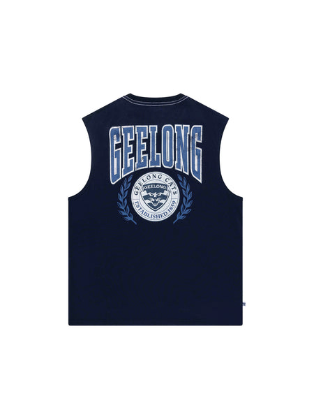 Geelong Cats Mens Adults Arch Graphic Tank Top