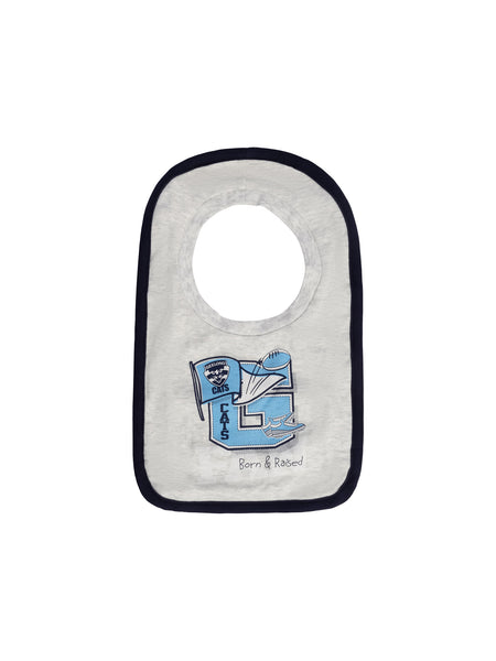 Geelong Cats Baby Infants Footy Fan Romper Bib Booties Gift Set
