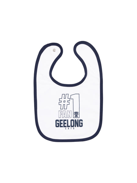 Geelong Cats Babies Infants 2 Pack Bib Set