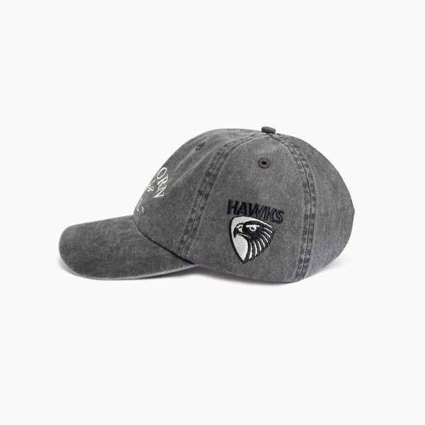 Hawthorn Hawks Mens Adults Acid Wash Dad Cap