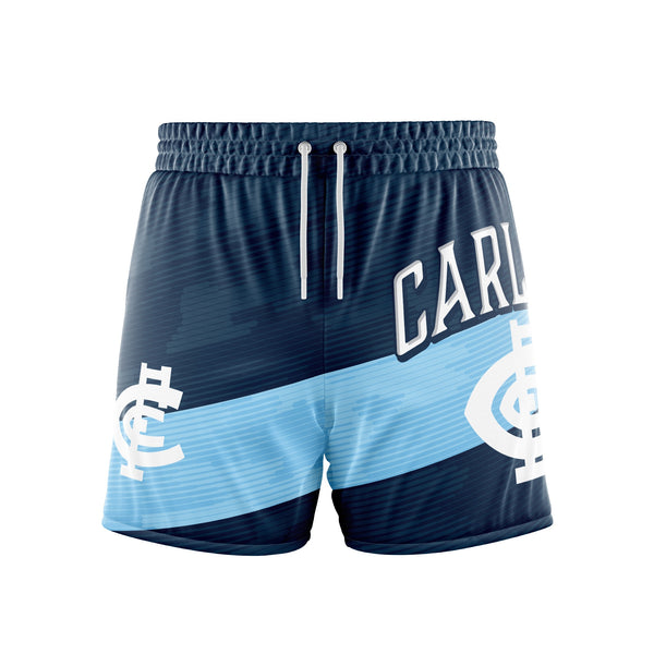 Carlton Blues Youth Kids Barrel Boardies Board Shorts
