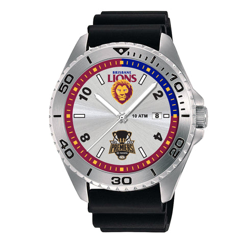 PREORDER - Brisbane Lions 2024 Premiers Mens Adults Try Series Watch