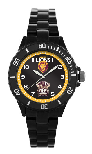 PREORDER - Brisbane Lions 2026 Premiers Youths Kids Star Watch