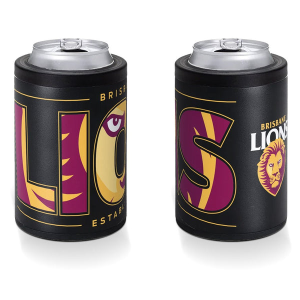 Brisbane Lions Insulated Can Cooler with Lid