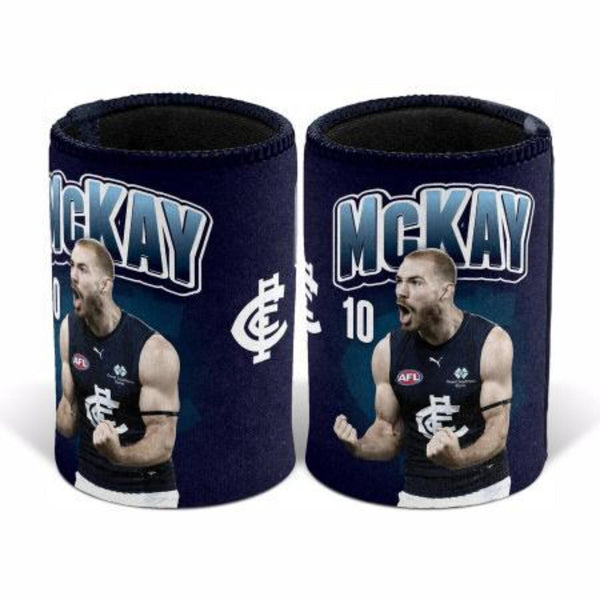 Carlton Blues Player Can Cooler Harry McKay Stubby Holder