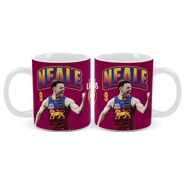 Brisbane Lions AFL Player Mug Lachie Neale