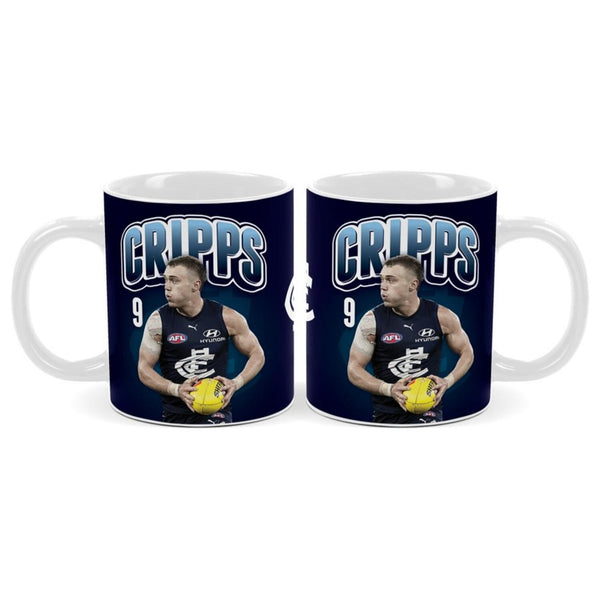 Carlton Blues AFL Player Mug Patrick Cripps