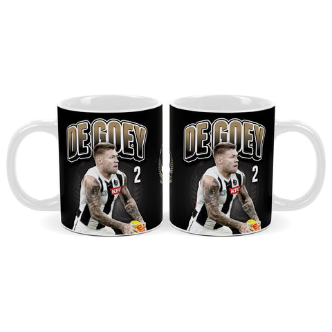 Collingwood Magpies AFL Player Mug Jordan De Goey