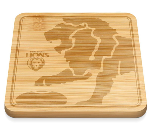 Brisbane Lions Bamboo Cheese Board