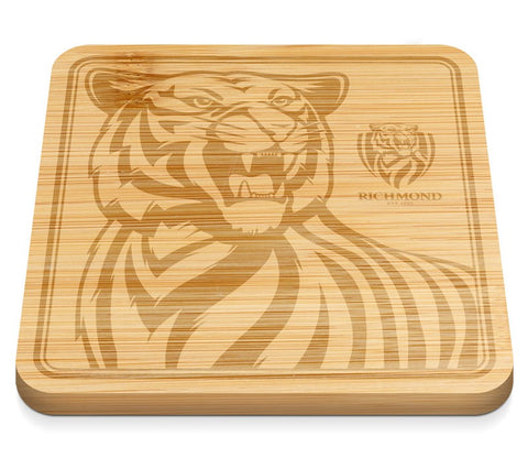 Richmond Tigers Bamboo Cheese Board