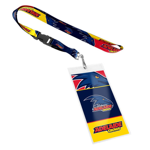 Adelaide Crows Lanyard with Card Pocket