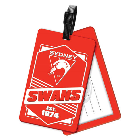 Sydney Swans Rubber Luggage Bag Tag