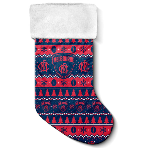 Melbourne Demons AFL Jumbo Christmas Stocking