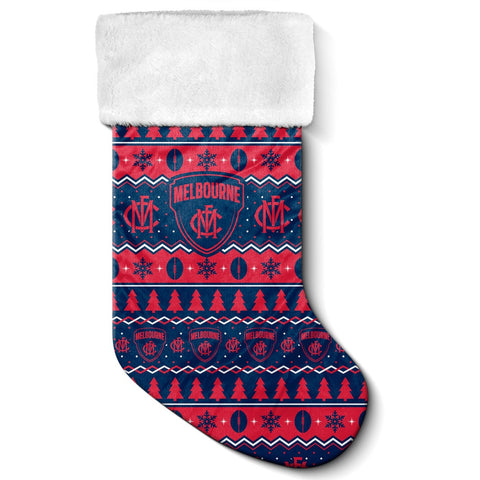 Melbourne Demons AFL Jumbo Christmas Stocking