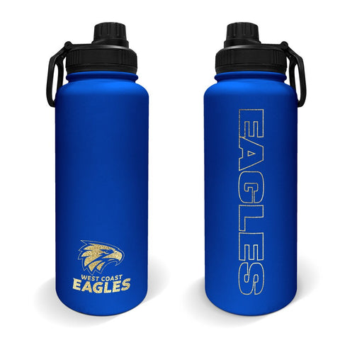 West Coast Eagles Stainless Steel 960ml Drink Bottle