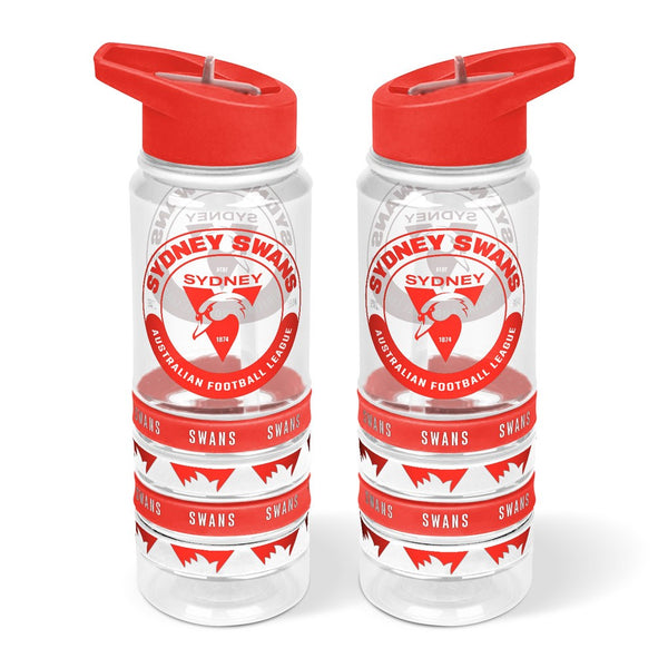 Sydney Swans Tritan Bottle with Rubber Bands