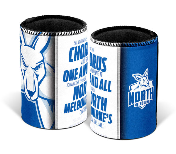 North Melbourne Kangaroos Team Song Can Cooler Stubby Holder
