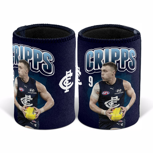 Carlton Blues Player Can Cooler Patrick Cripps Stubby Holder