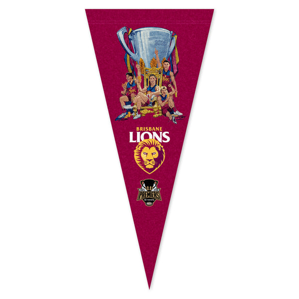 Brisbane Lions 2025 Grange Premiers Cup Pennant PH1