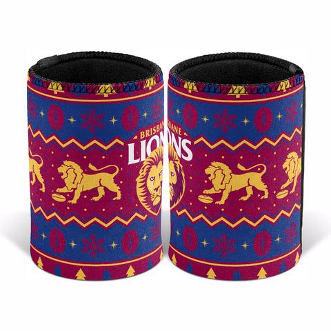 Brisbane Lions AFL Christmas Can Cooler