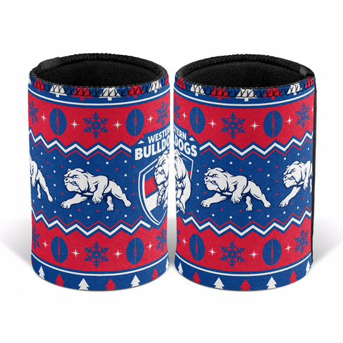 Western Bulldogs AFL Christmas Can Cooler