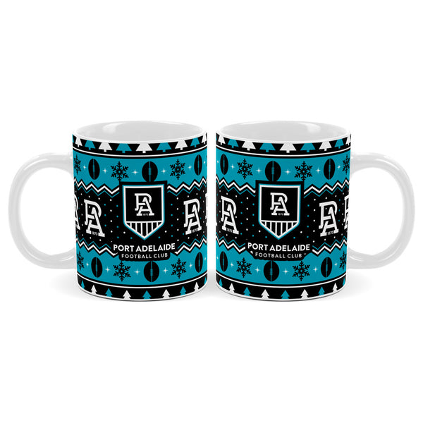 Port Adelaide Power AFL Christmas Mug