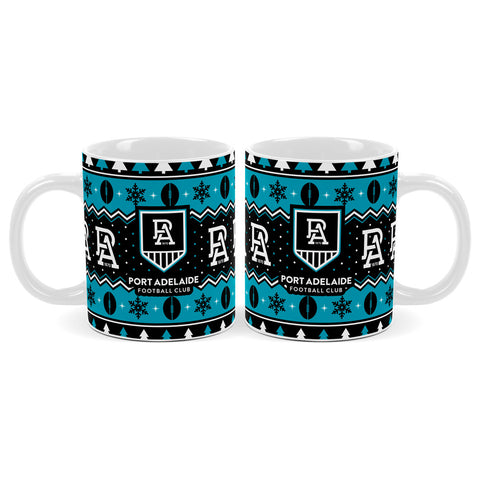 Port Adelaide Power AFL Christmas Mug