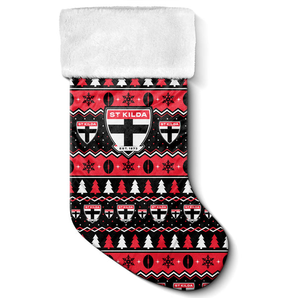 St Kilda Saints AFL Jumbo Christmas Stocking