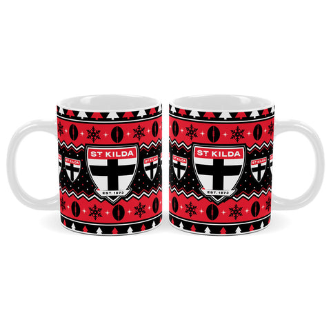 St Kilda Saints AFL Christmas Mug