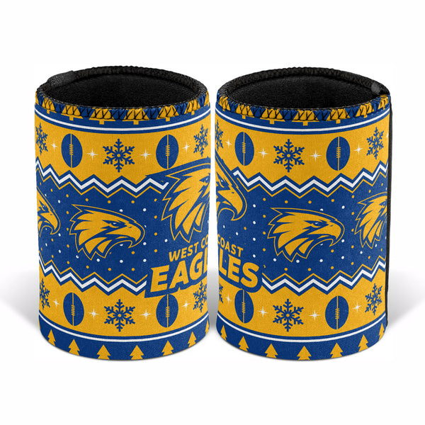 West Coast Eagles AFL Christmas Can Cooler