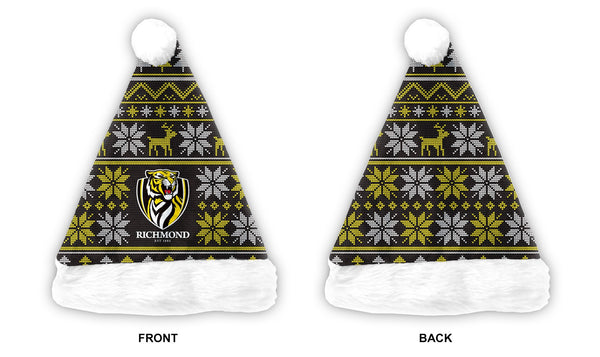 Richmond Tigers Mens Adults Christmas Santa Hat