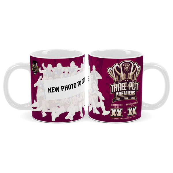 PREORDER - Brisbane Lions 2026 Premiers Team Image Mug PH2