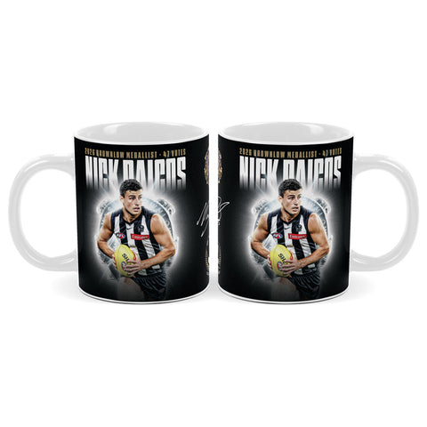 PREORDER - Collingwood Magpies Nick Daicos 2026 Brownlow Medal Mug