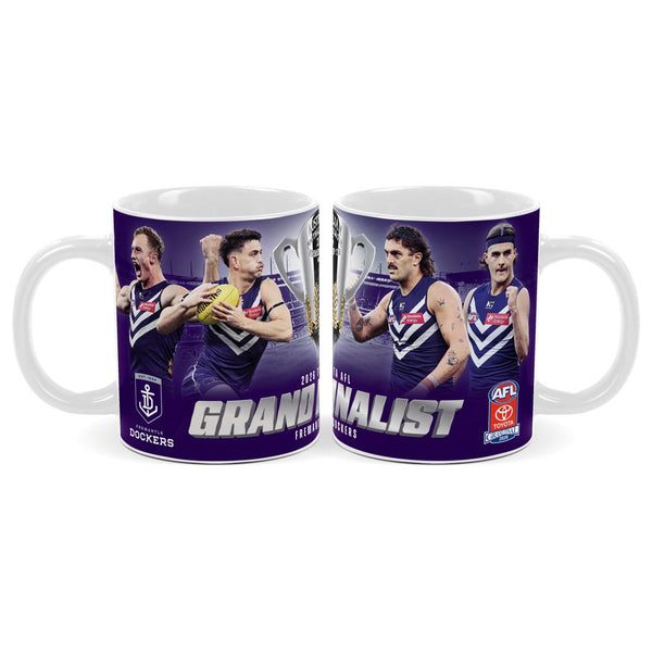 Fremantle Dockers AFL 2026 Finalist Players Mug Patrick Voss, Luke Jackson, Murphy Reid, Josh Treacy